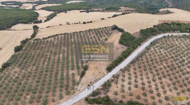 6-ÇANAKKALE BİGA KEMERDE EŞSİZ DENİZ MANZARALI ASFALT CEPHELİ ARAZİ